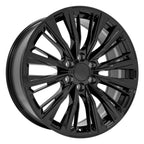 OE Wheels CA93 22x9 6x139.7 28et Gloss Black Wheel - View 3