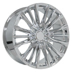 OE Wheels CA94 22x9 6x139.7 28et Chrome Wheel - View 3