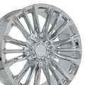 OE Wheels CA94 22x9 6x139.7 28et Chrome Wheel