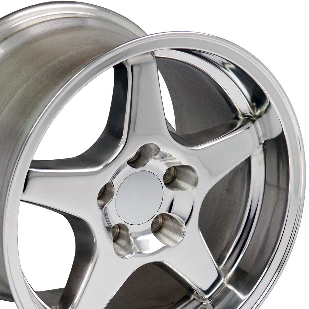 OE Wheels CV01 17x11 5x120.65 50et Polished Wheel - View 3