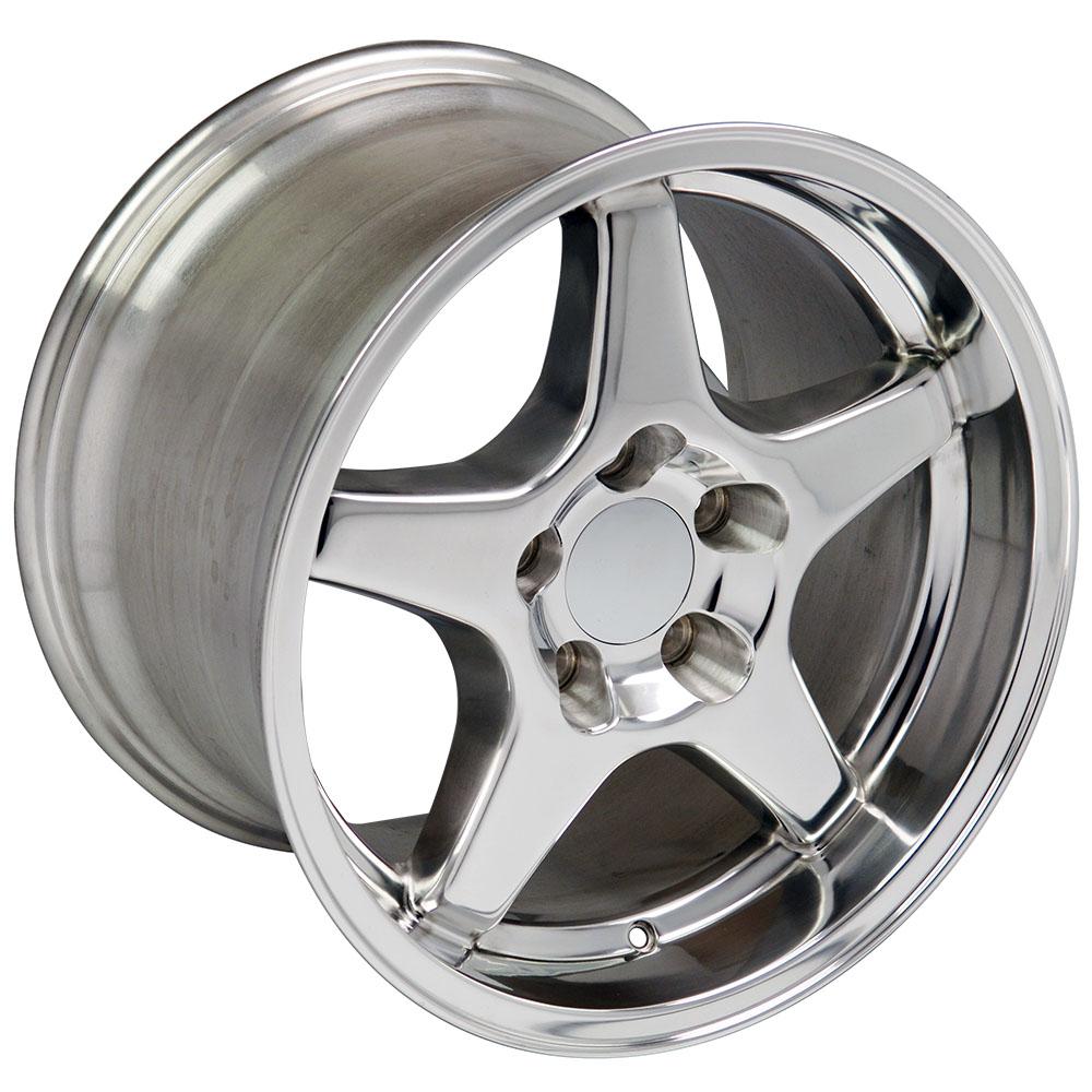 OE Wheels CV01 17x11 5x120.65 50et Polished Wheel - View 2