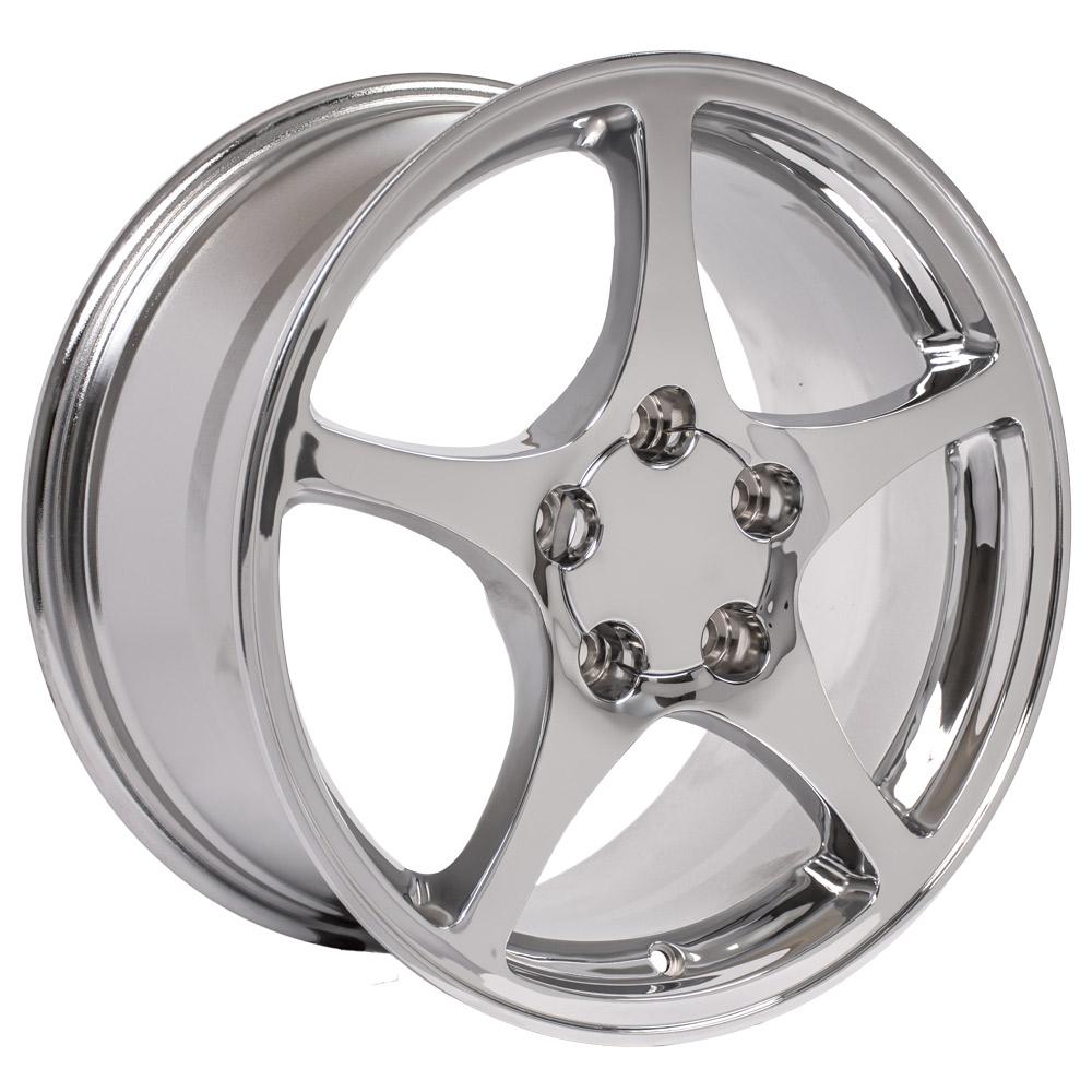 OE Wheels CV05 18x9.5 5x120.65 65et Chrome Wheel - View 3