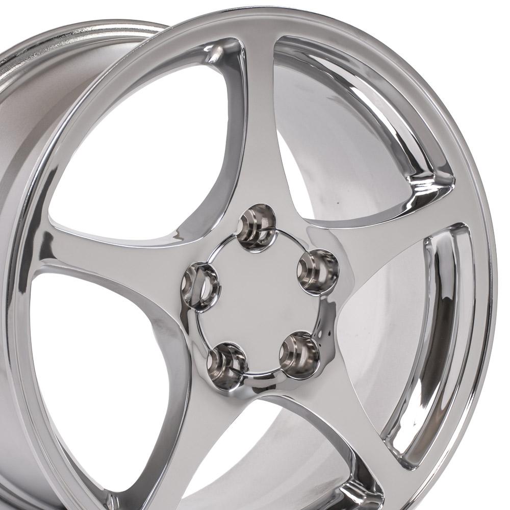 OE Wheels CV05 18x9.5 5x120.65 65et Chrome Wheel