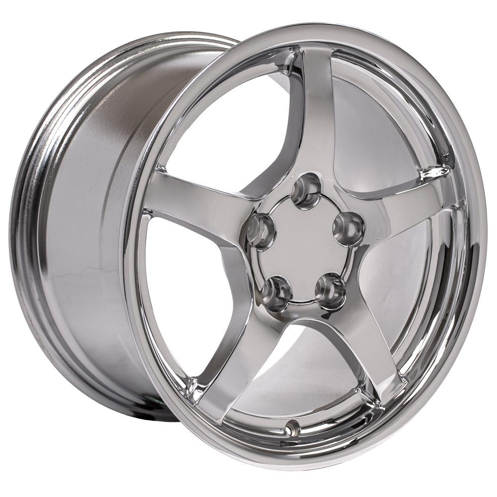 OE Wheels CV05 18x9.5 5x120.65 54et Chrome Wheel - View 3