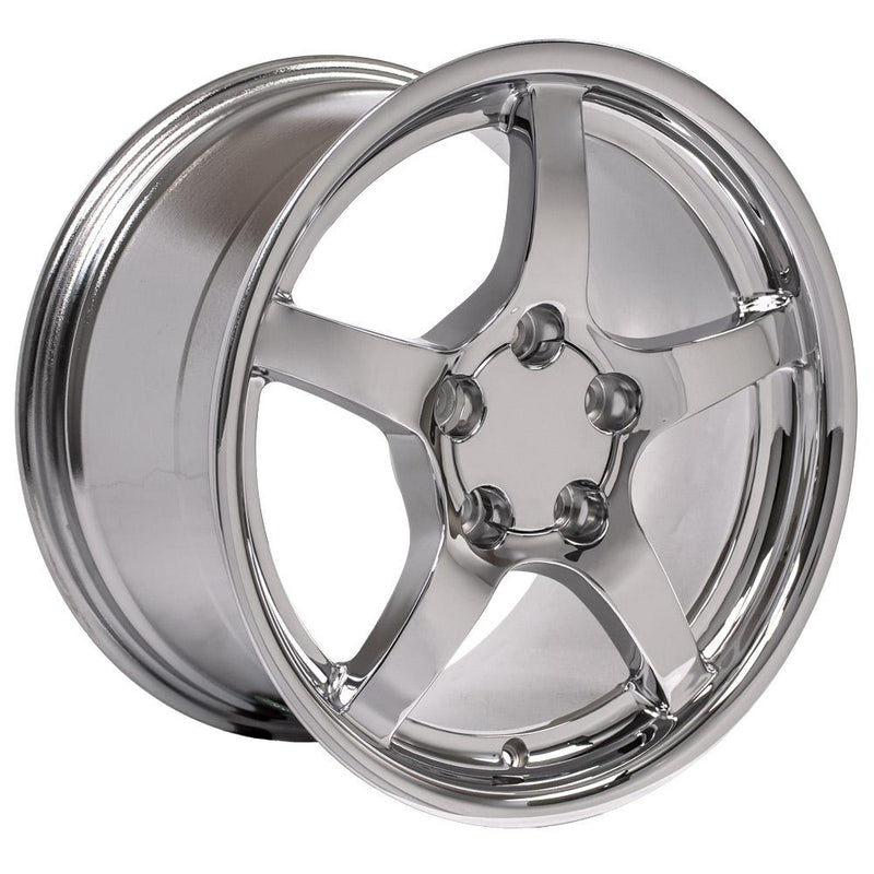 OE Wheels CV05 18x9.5 5x120.65 54et Chrome Wheel - View 3