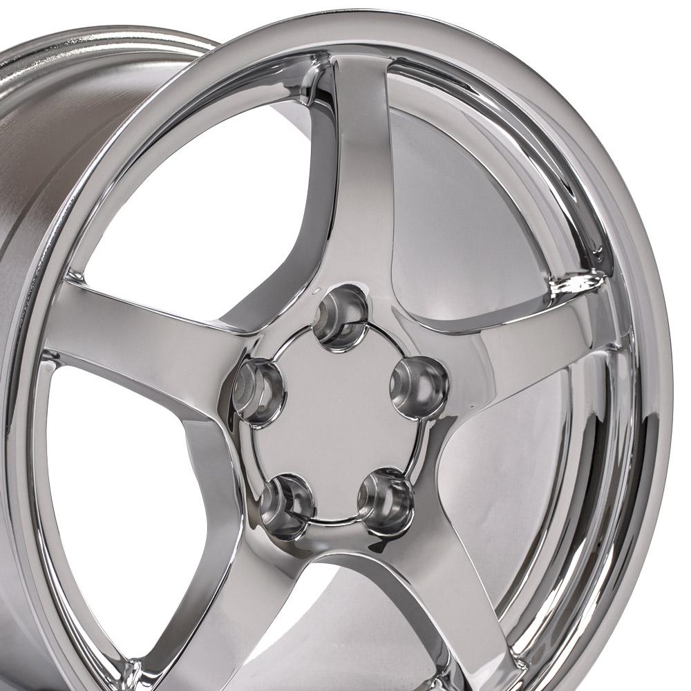 OE Wheels CV05 17x9.5 5x120.65 54et Chrome Wheel