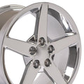 OE Wheels CV06B 19x10 5x120.65 68et Chrome Wheel