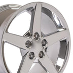 OE Wheels CV06B 19x10 5x120.65 68et Chrome Wheel
