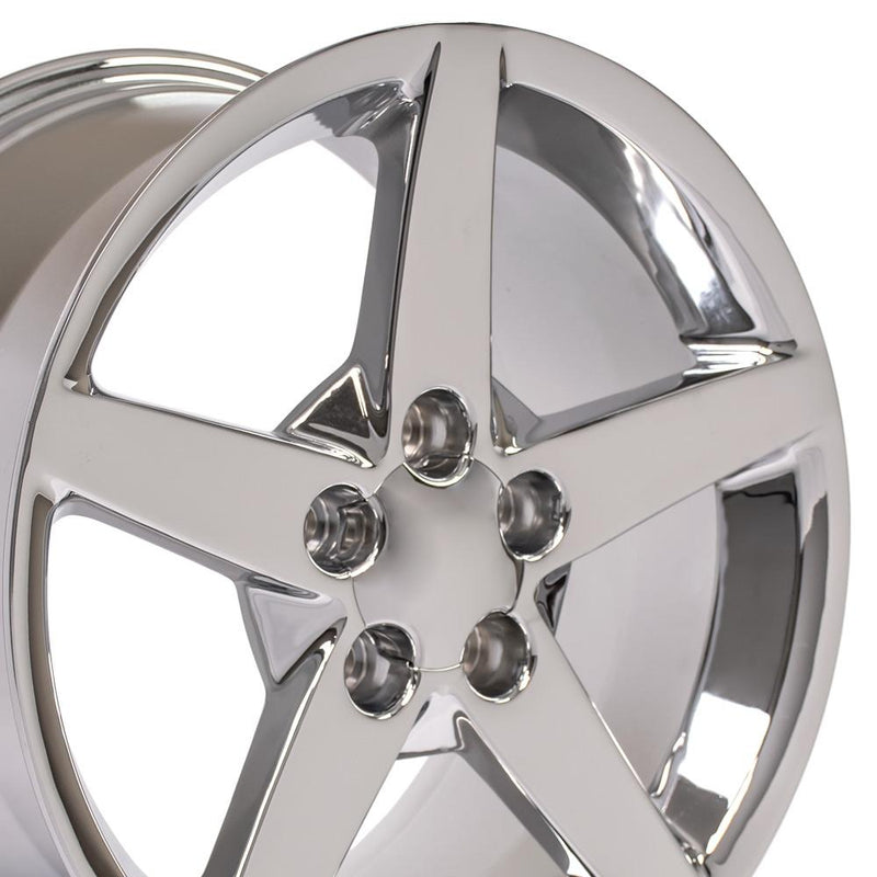 OE Wheels CV06B 19x10 5x120.65 68et Chrome Wheel