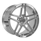OE Wheels CV07A 18x10.5 5x120.65 56et Chrome Wheel - View 3