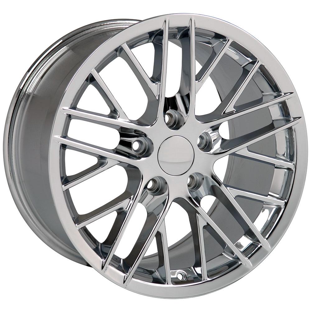 OE Wheels CV08A 18x10.5 5x120.65 56et Chrome Wheel - View 3