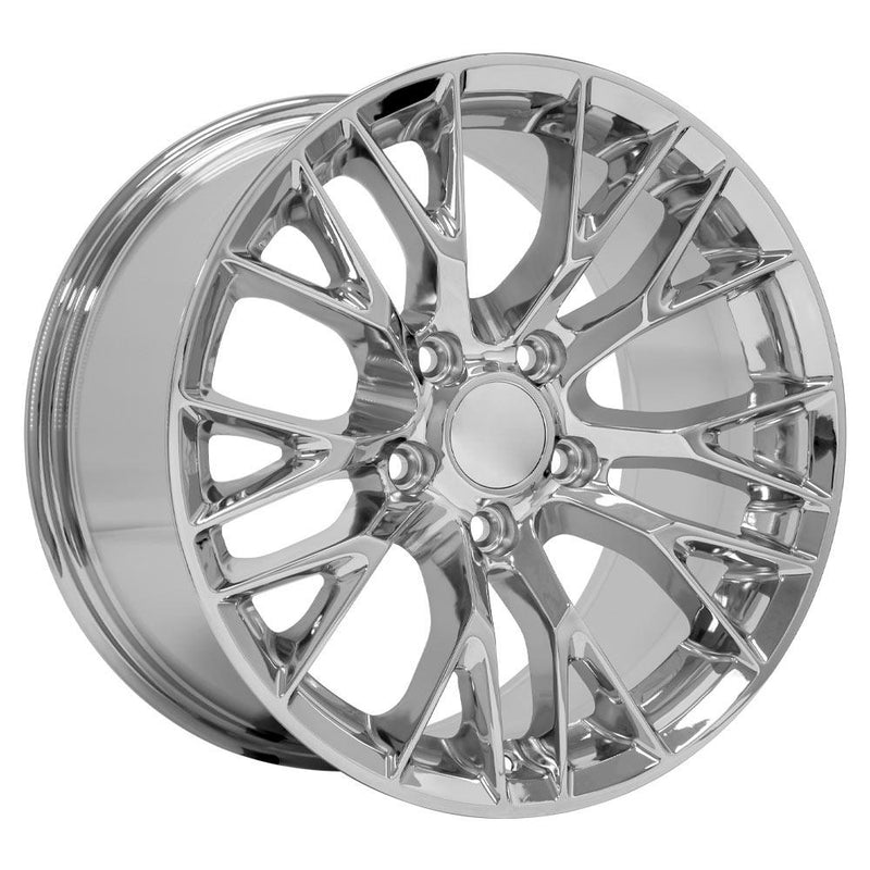 OE Wheels CV22 17x9.5 5x120.65 54et Chrome Wheel - View 3