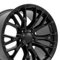 OE Wheels CV22 18x10.5 5x120.65 56et Satin Black Wheel