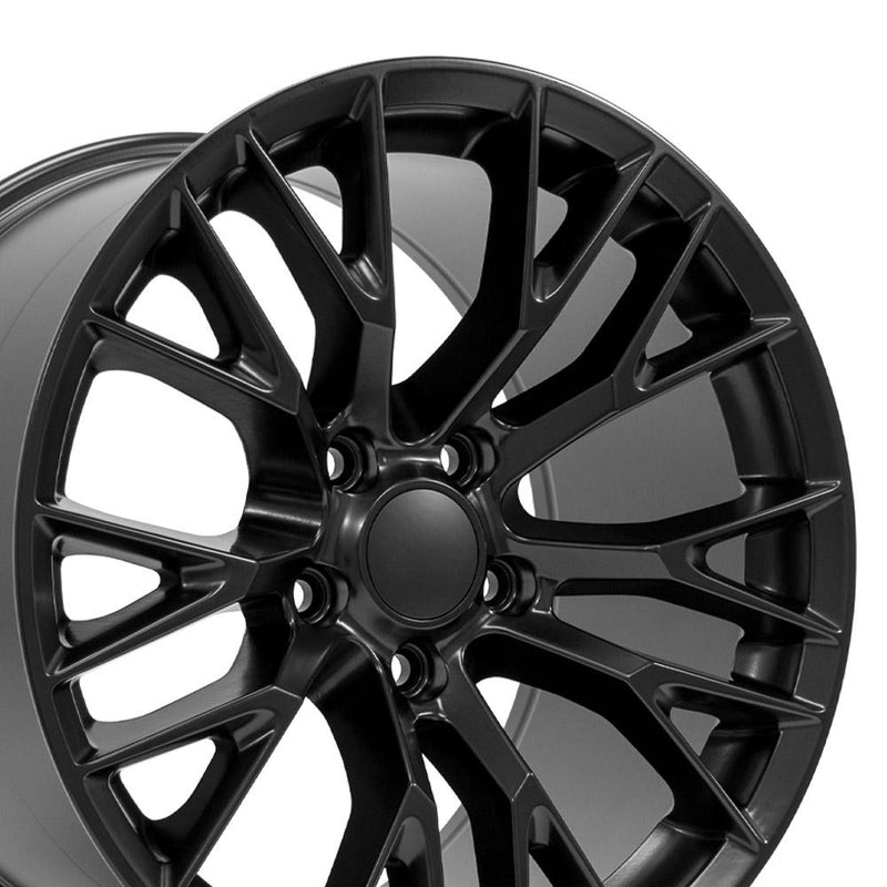 OE Wheels CV22 18x10.5 5x120.65 56et Satin Black Wheel
