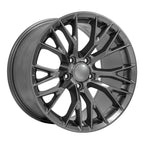 OE Wheels CV22 18x10.5 5x120.65 56et Gloss Gunmetal Wheel - View 3