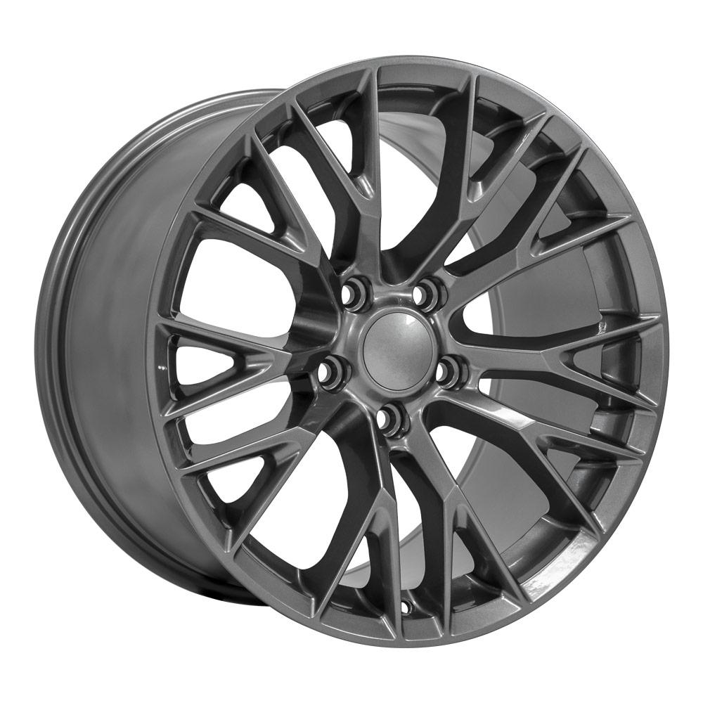 OE Wheels CV22 18x10.5 5x120.65 56et Gloss Gunmetal Wheel - View 3