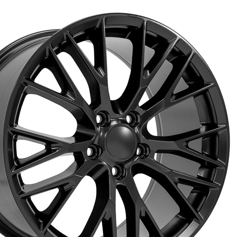 OE Wheels CV22B 19x10 5x120.65 79et Satin Black Wheel