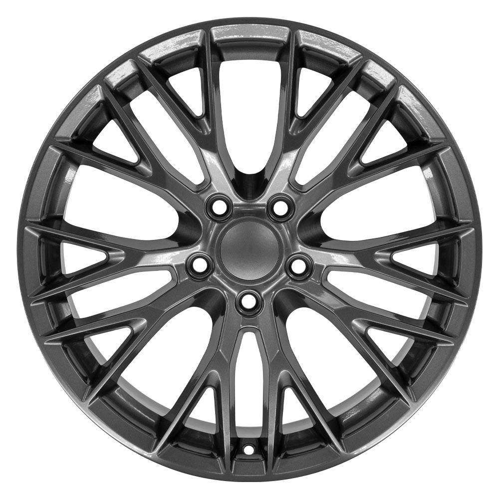 OE Wheels CV22B 19x10 5x120.65 79et Gloss Gunmetal Wheel - View 2