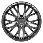 OE Wheels CV22B 19x10 5x120.65 79et Gloss Gunmetal Wheel - View 2