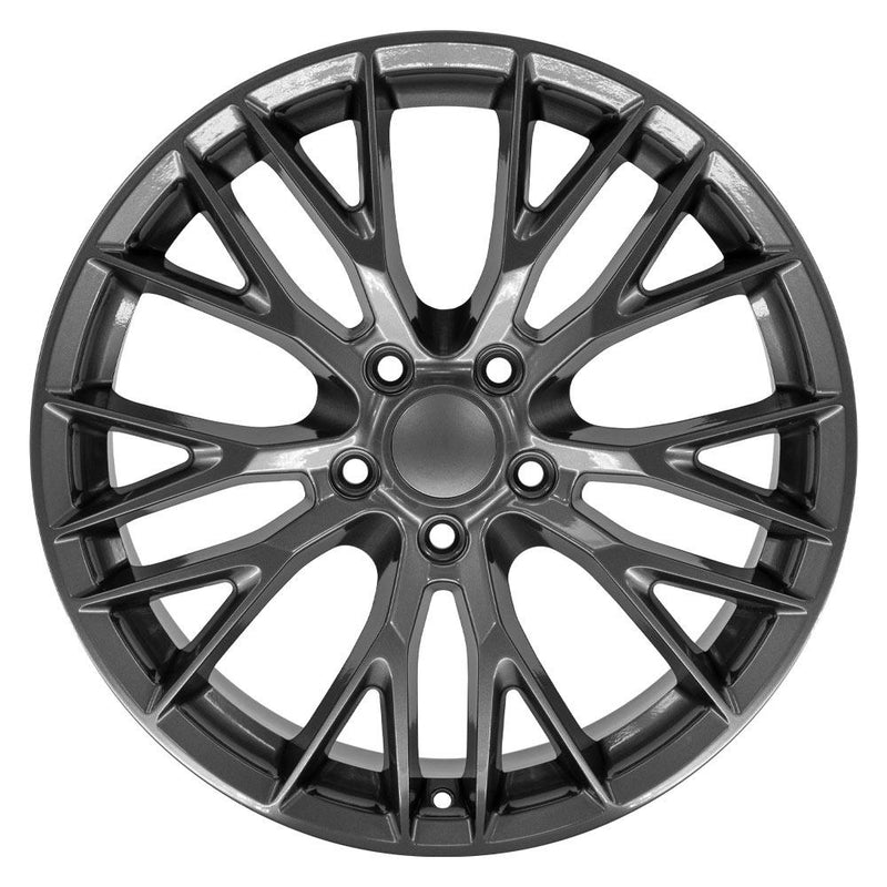 OE Wheels CV22B 19x10 5x120.65 79et Gloss Gunmetal Wheel - View 2