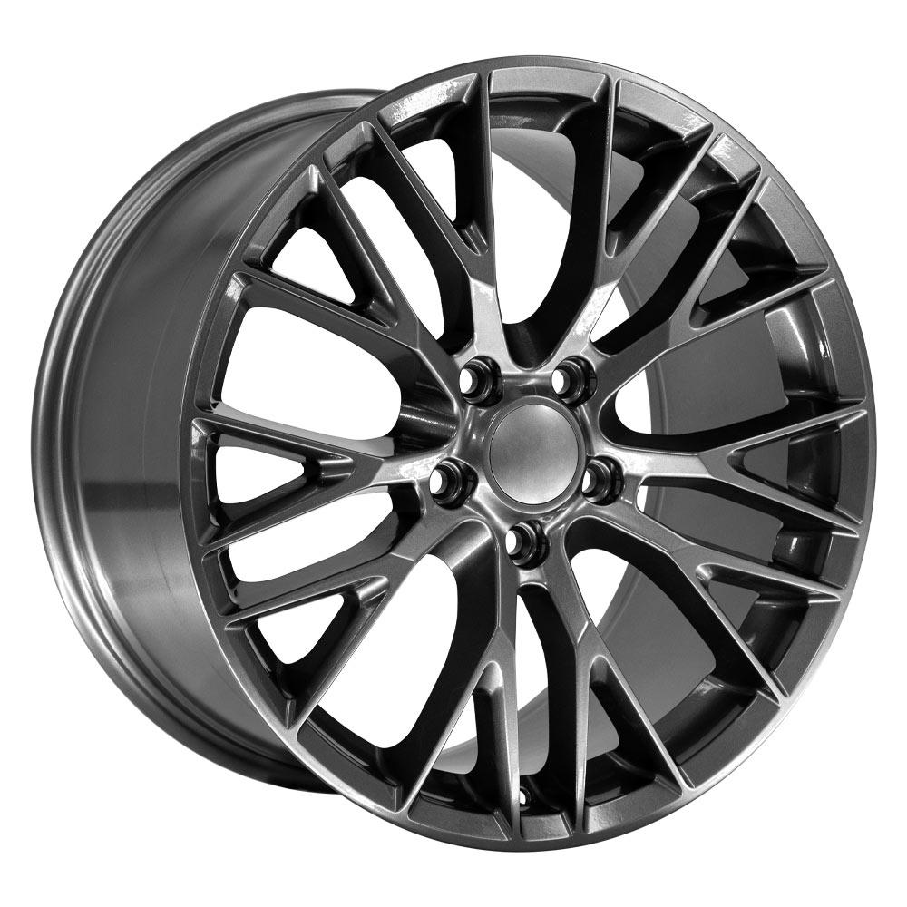 OE Wheels CV22B 19x10 5x120.65 79et Gloss Gunmetal Wheel - View 3