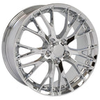 OE Wheels CV22C 20x10 5x120.65 79et Chrome Wheel - View 3