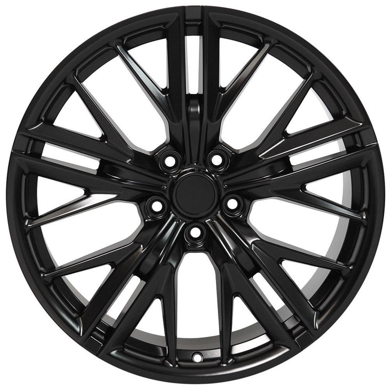 OE Wheels CV25 20x8.5 5x120 35et Satin Black Wheel - View 2