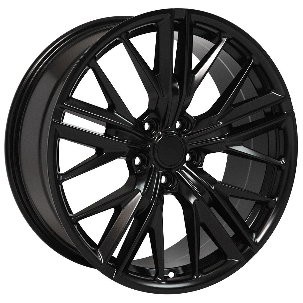 OE Wheels CV25 20x8.5 5x120 35et Satin Black Wheel - View 3