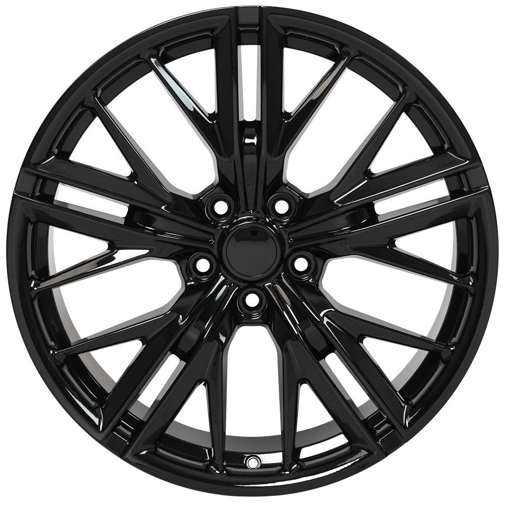 OE Wheels CV25 20x9.5 5x120 40et Gloss Black Wheel - View 2