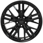 OE Wheels CV25 20x9.5 5x120 40et Gloss Black Wheel - View 2