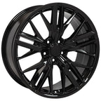 OE Wheels CV25 20x9.5 5x120 40et Gloss Black Wheel - View 3