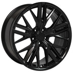 OE Wheels CV25 20x9.5 5x120 40et Satin Black Wheel - View 3