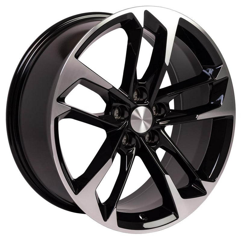 OE Wheels CV29 20x8.5 5x120 25et Gloss Black Machined Wheel - View 3