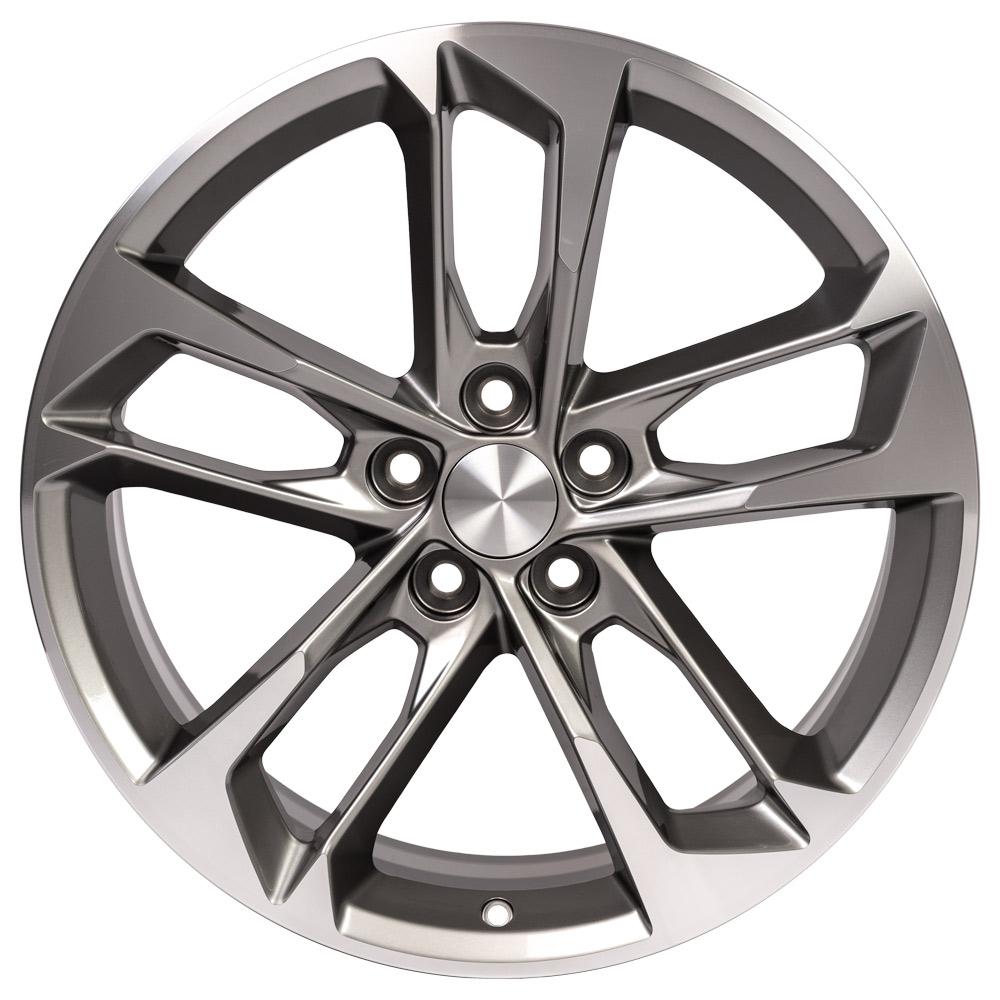 OE Wheels CV29 20x8.5 5x120 25et Gloss Gunmetal Machined Wheel - View 2