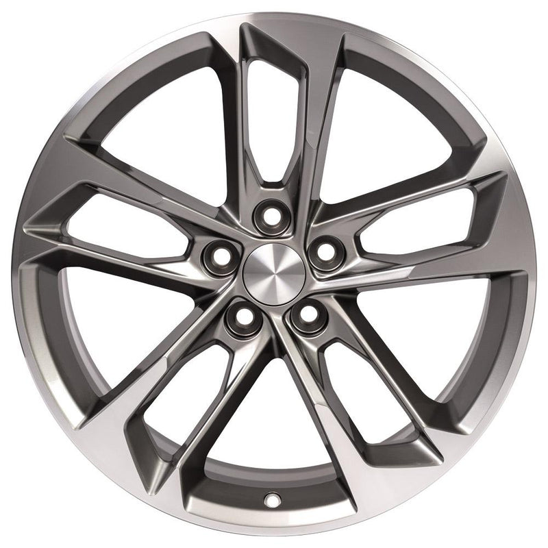 OE Wheels CV29 20x8.5 5x120 25et Gloss Gunmetal Machined Wheel - View 2