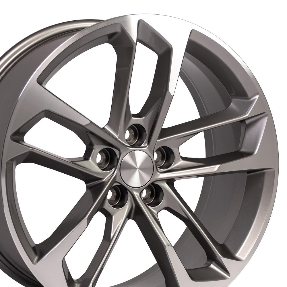 OE Wheels CV29 20x8.5 5x120 25et Gloss Gunmetal Machined Wheel