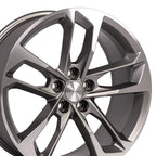 OE Wheels CV29 20x8.5 5x120 25et Gloss Gunmetal Machined Wheel
