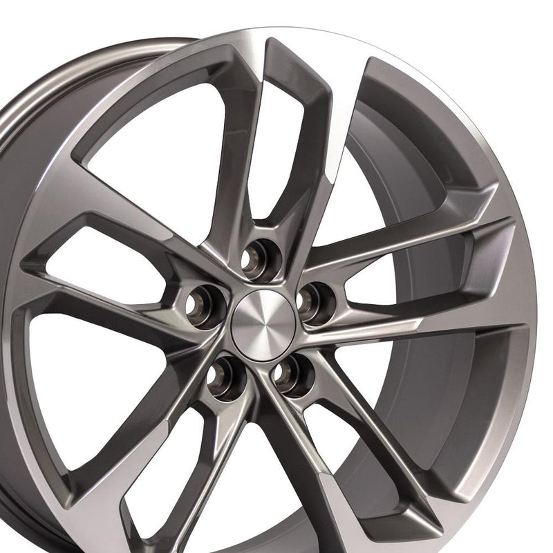 OE Wheels CV29 20x8.5 5x120 25et Gloss Gunmetal Machined Wheel