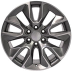 OE Wheels CV32 20x9 6x139.7 28et Gloss Gunmetal Machined Wheel - View 2