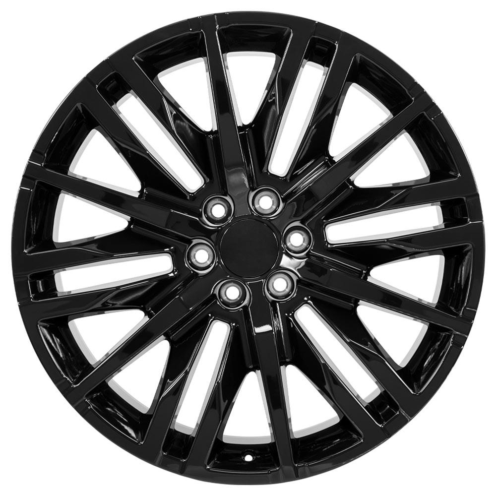 OE Wheels CV33 24x10 6x139.7 28et Gloss Black Wheel - View 2