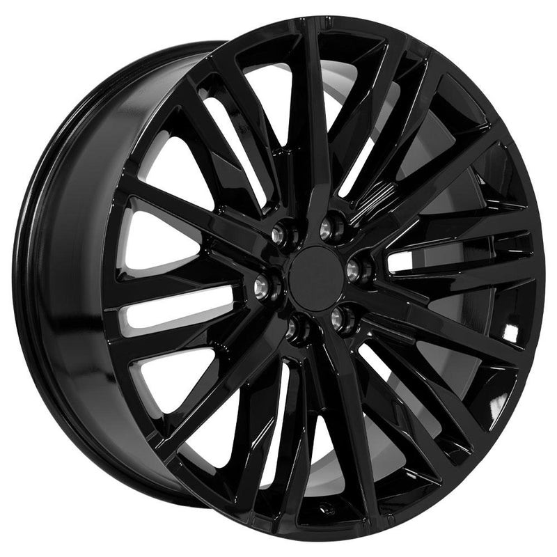OE Wheels CV33 24x10 6x139.7 28et Gloss Black Wheel - View 3