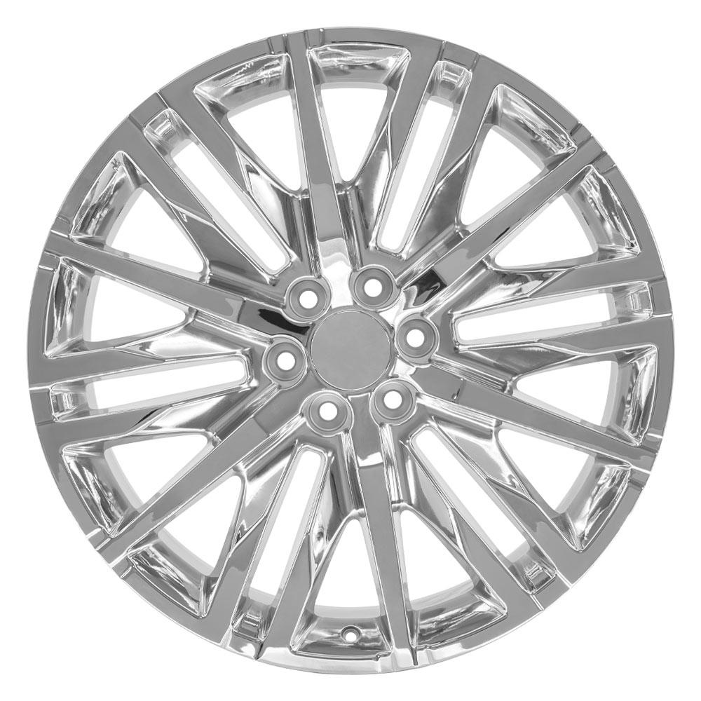 OE Wheels CV33 24x10 6x139.7 28et Chrome Wheel - View 2