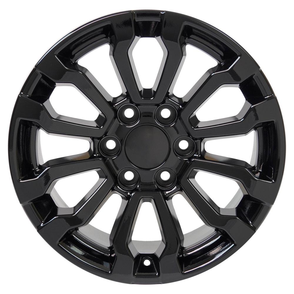OE Wheels CV35 18x8.5 6x139.7 26et Gloss Black Wheel - View 2