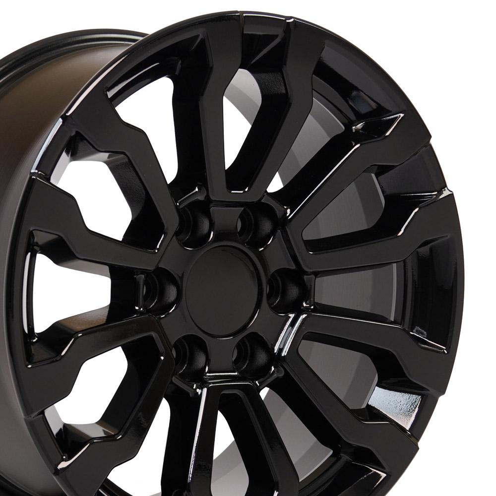 OE Wheels CV35 18x8.5 6x139.7 26et Gloss Black Wheel