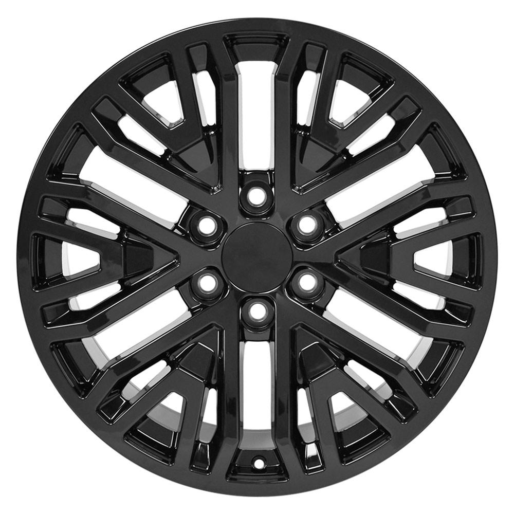 OE Wheels CV37 20x9 6x139.7 28et Gloss Black Wheel - View 2