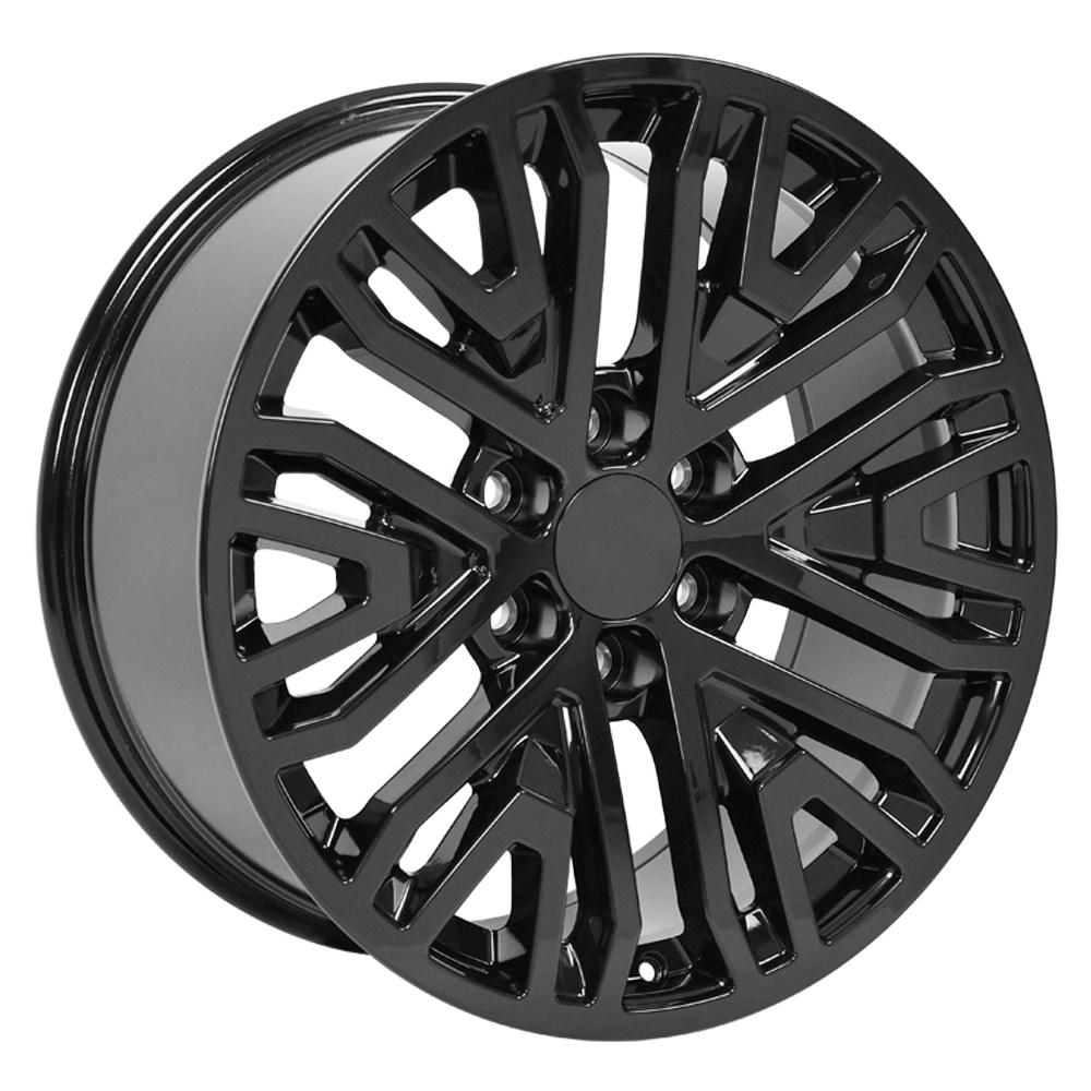 OE Wheels CV37 20x9 6x139.7 28et Gloss Black Wheel - View 3