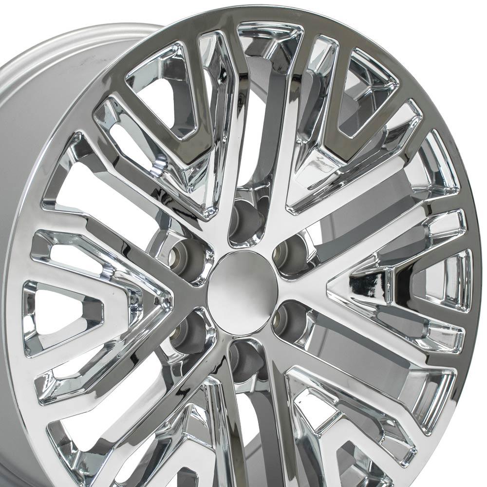 OE Wheels CV37 20x9 6x139.7 28et Chrome Wheel
