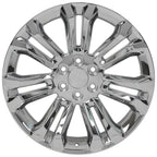 OE Wheels CV43B 22x9 6x139.7 24et Chrome Wheel - View 2