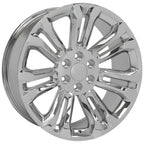 OE Wheels CV43B 22x9 6x139.7 24et Chrome Wheel - View 3