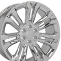 OE Wheels CV43B 22x9 6x139.7 24et Chrome Wheel